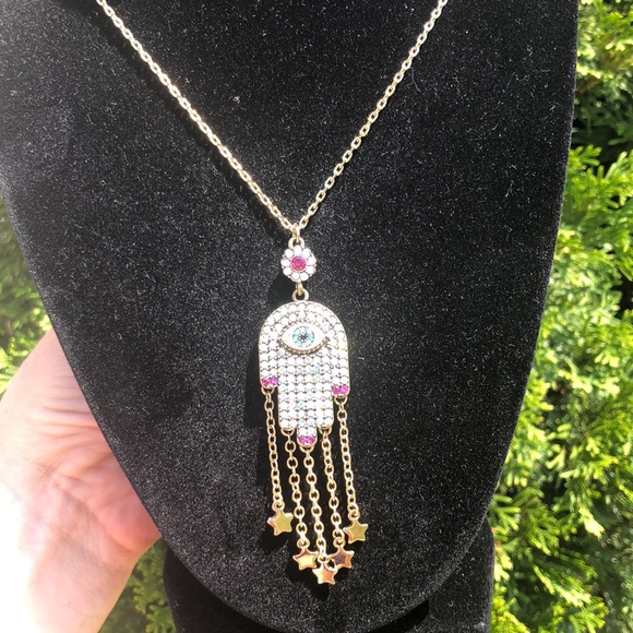 Betsey Johnson havisham bling pendant NWT’s - Picture 3 of 5